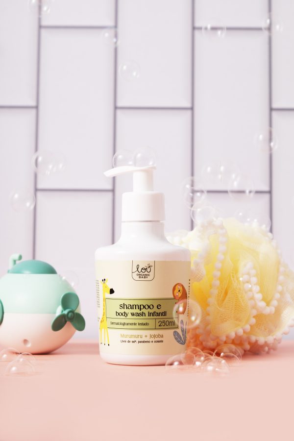 Shampoo e Body Wash Infantil Lou Organic