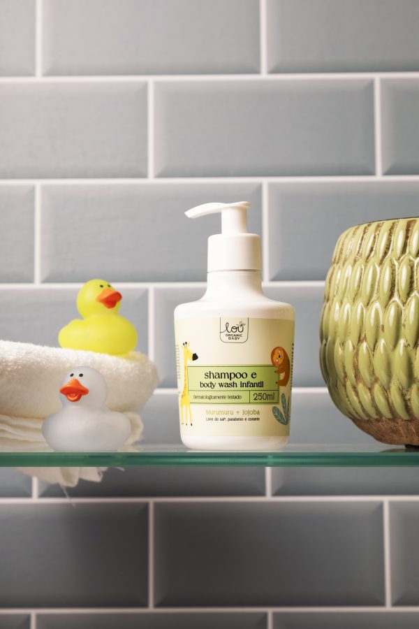 Shampoo e Body Wash Infantil Lou Organic