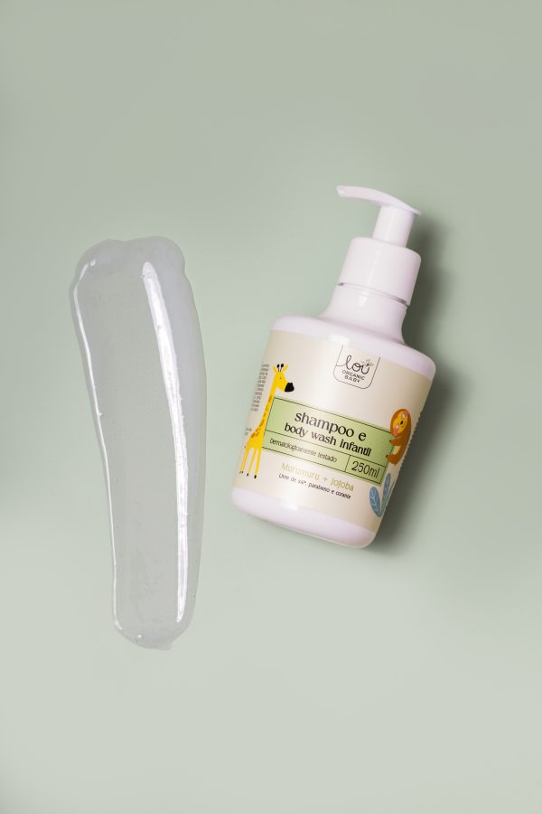 Shampoo e Body Wash Infantil Lou Organic