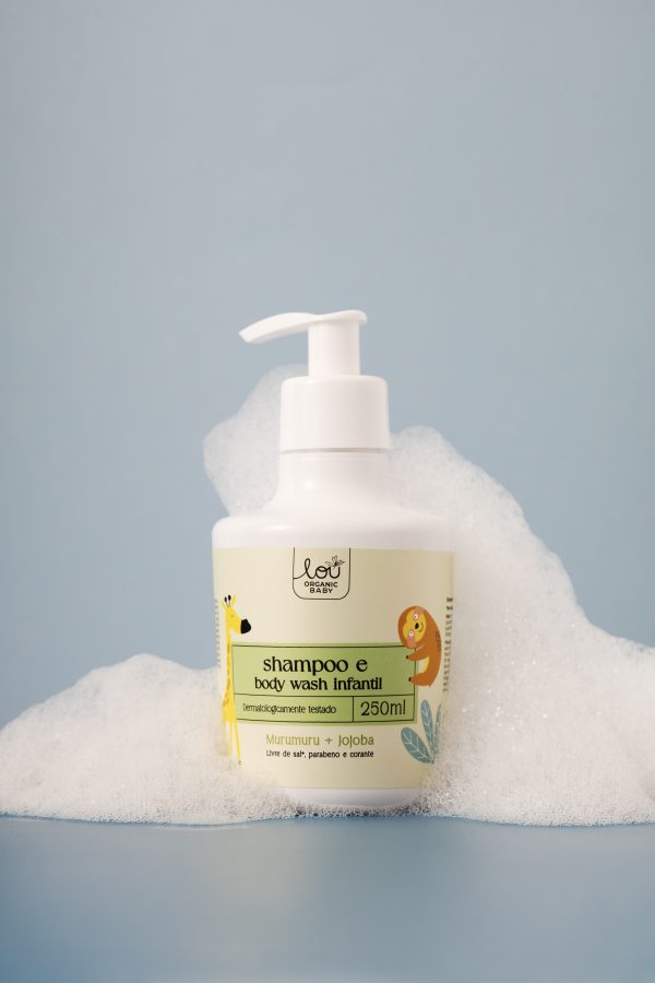 Shampoo e Body Wash Infantil Lou Organic