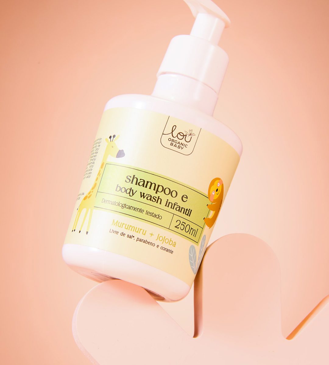 Shampoo e body wash infantil Lou Organic